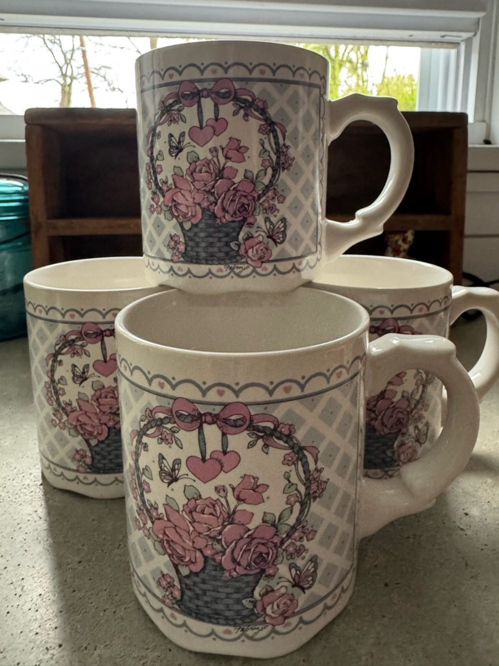 Mug Set - cottage core - Picture 2 of 5